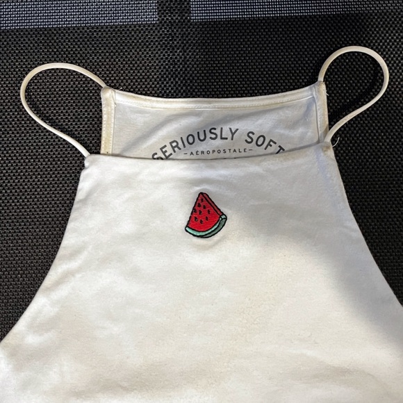 Aeropostale Seriously Soft Halter Bungee Crop Top, Size: Small(S) - Picture 2 of 5